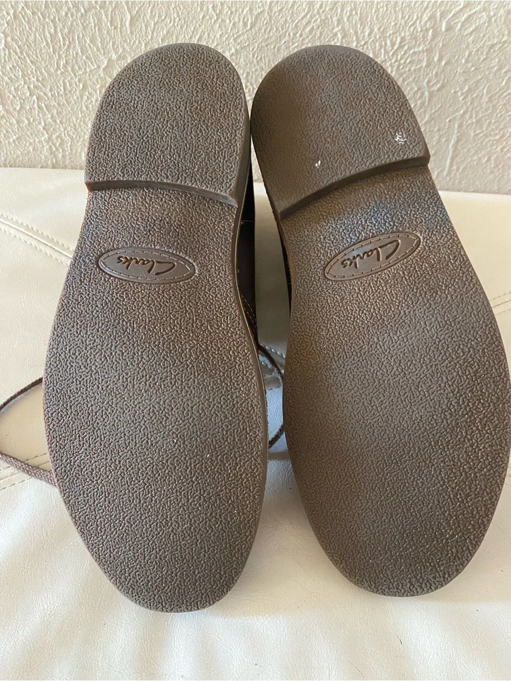 Clarks Brown Leather Chukka Boots Lace-up Cabincore Size 9.5